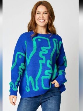 Knit Co-op Dinosaur Sweater